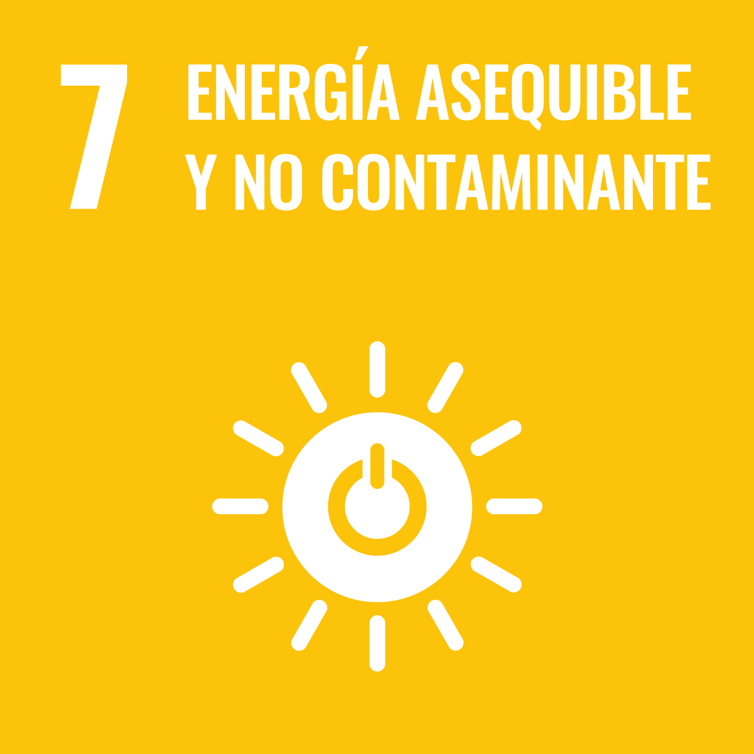 ODS 7 Objetivo de Desarrollo Sostenible 7